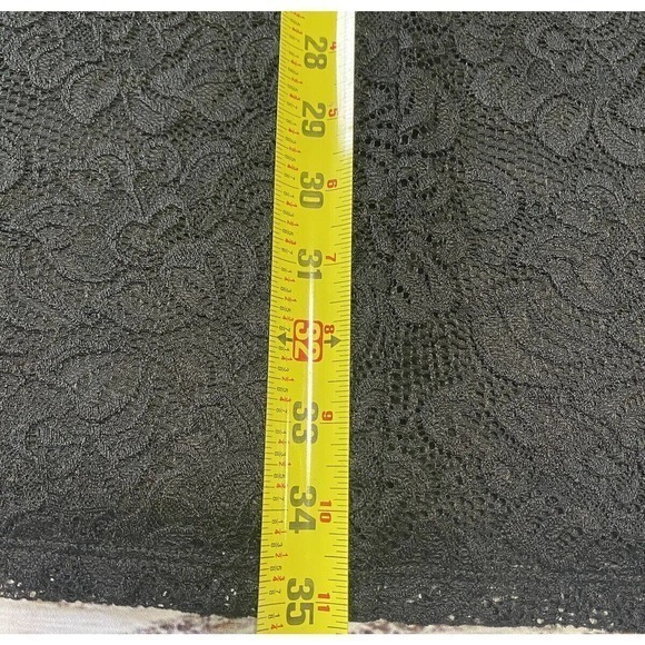 For Love‎ and Liberty Black Floral Lace Overlay Dress Size XXL - Picture 6 of 9